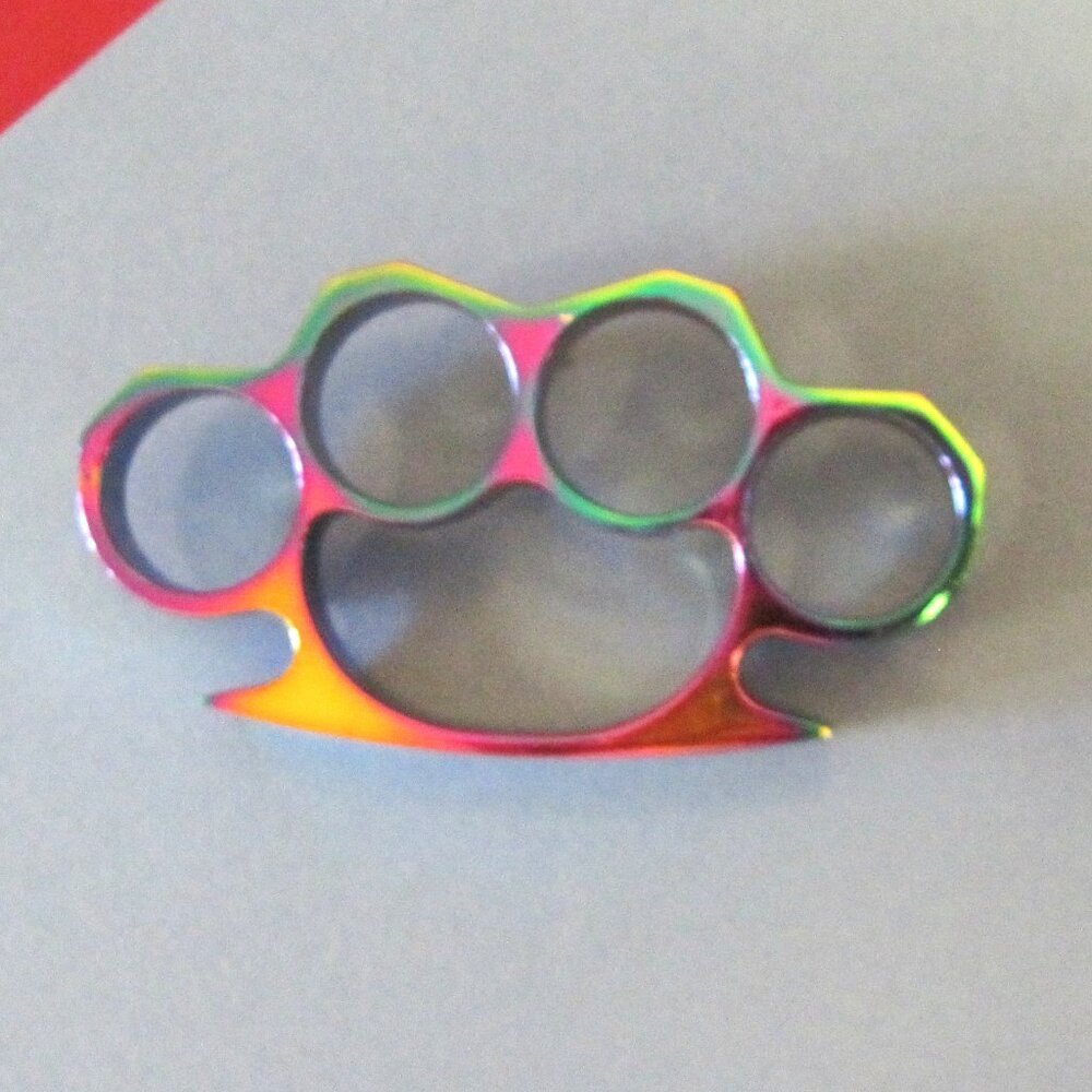 Brass Knuckle Paperweight - Picture 4 of 4